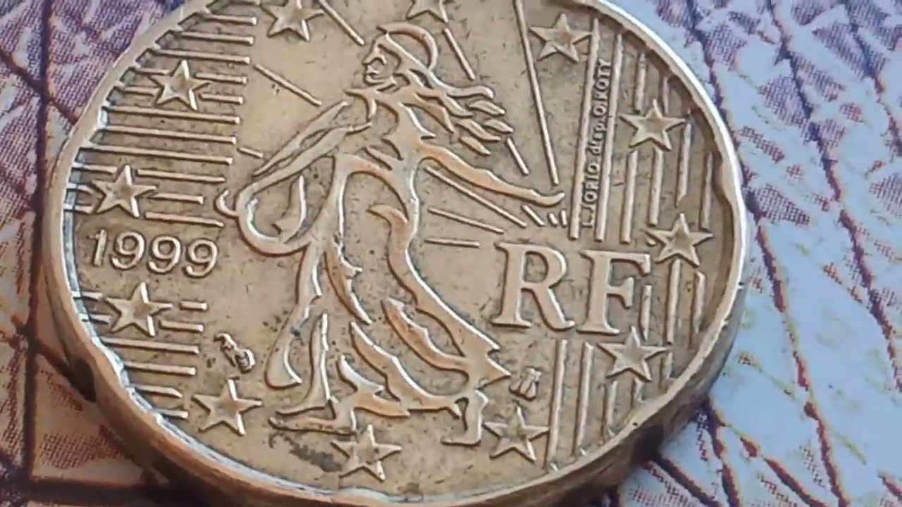 👉350,000,00 €👈 if you have this Rare coin  french of 20 centimes d'euro 1999