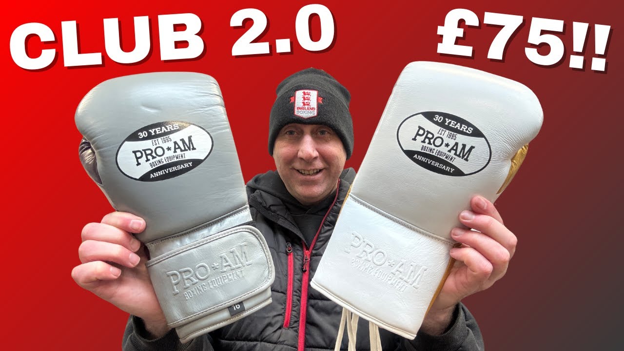 Pro Am CLUB RANGE 2.0 LACE AND VELCRO BOXING GLOVES FULL REVIEW