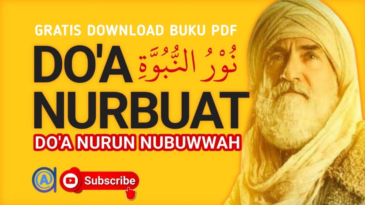 KHASIAT DOA NURBUAT 10 JAM nurun nubuwwah || arti terjemah latin arab buku pdf #doa #nurunnubuwwah