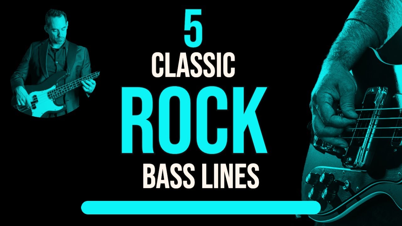 Five Classic Rock Bass Lines || Learn The Riffs (No.185)