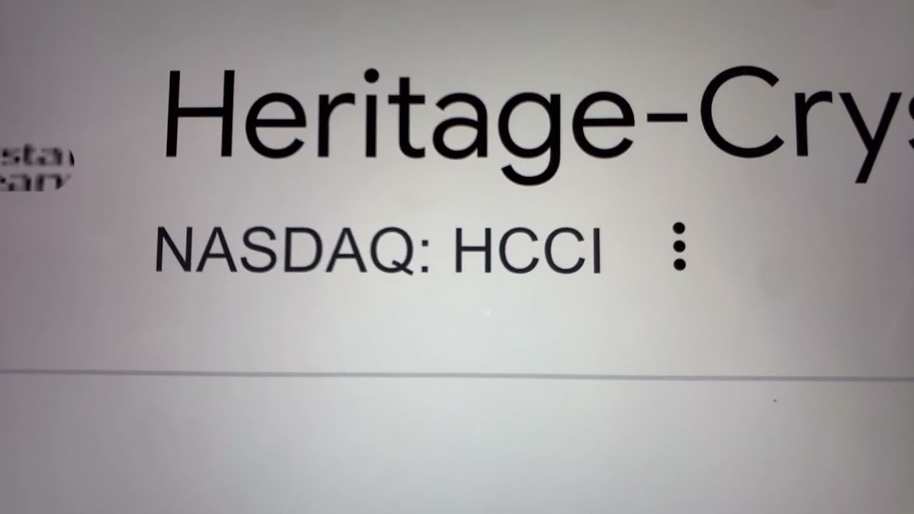 🔴 Heritage-Crystal Clean Inc. HCCI Stock Trading Facts 🔴