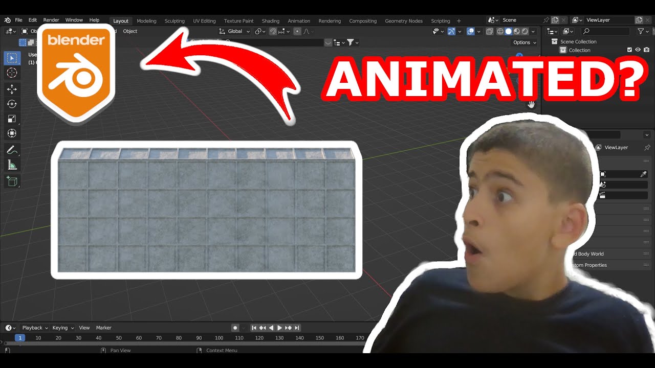 RIGGING a Garage Door In Blender - Tutorial