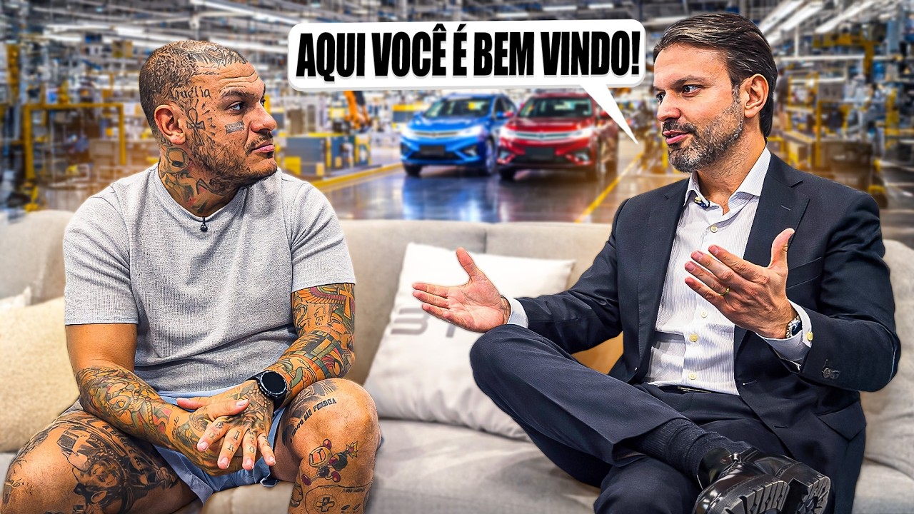 FALEI COM O PRESIDENTE DA BYD BRASIL 