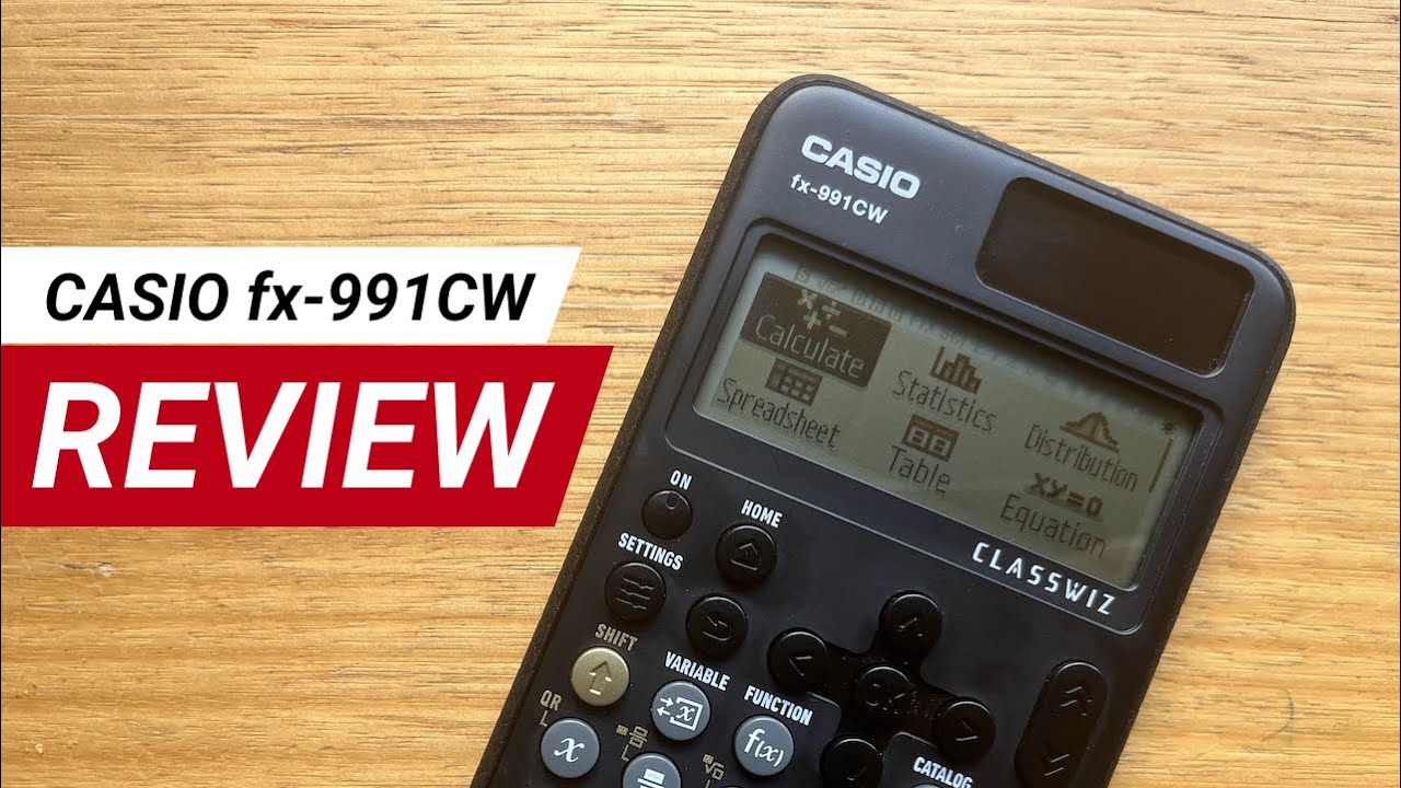 Обзор научного калькулятора Casio fx-991CW