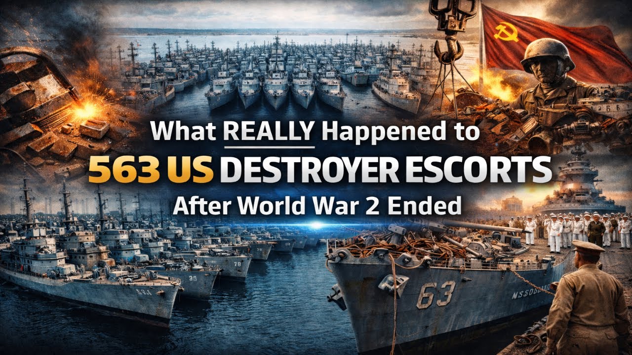 What REALLY Happened to 563 US Destroyer Escorts After World War 2 Ended