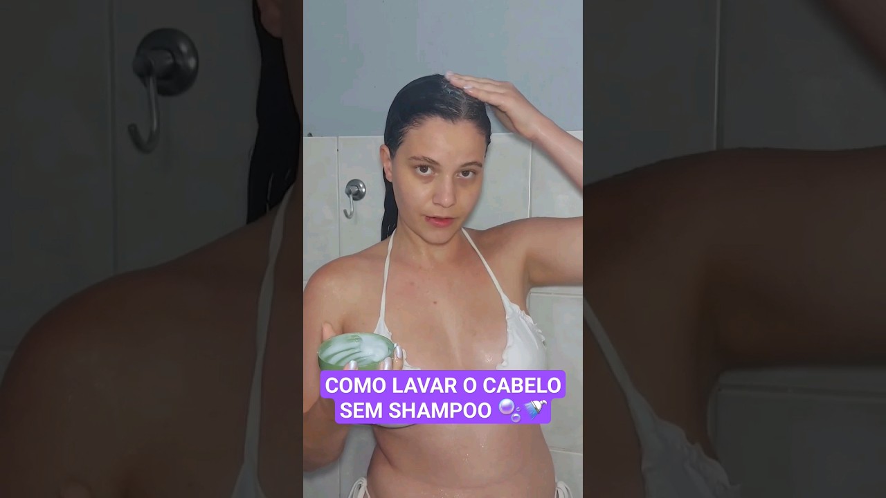 COMO LAVAR O CABELO SEM SHAMPOO 🫧🚿🧖&zwj;♀️ Vem aprender a fazer co-wash #dicasdecabelo #cowash