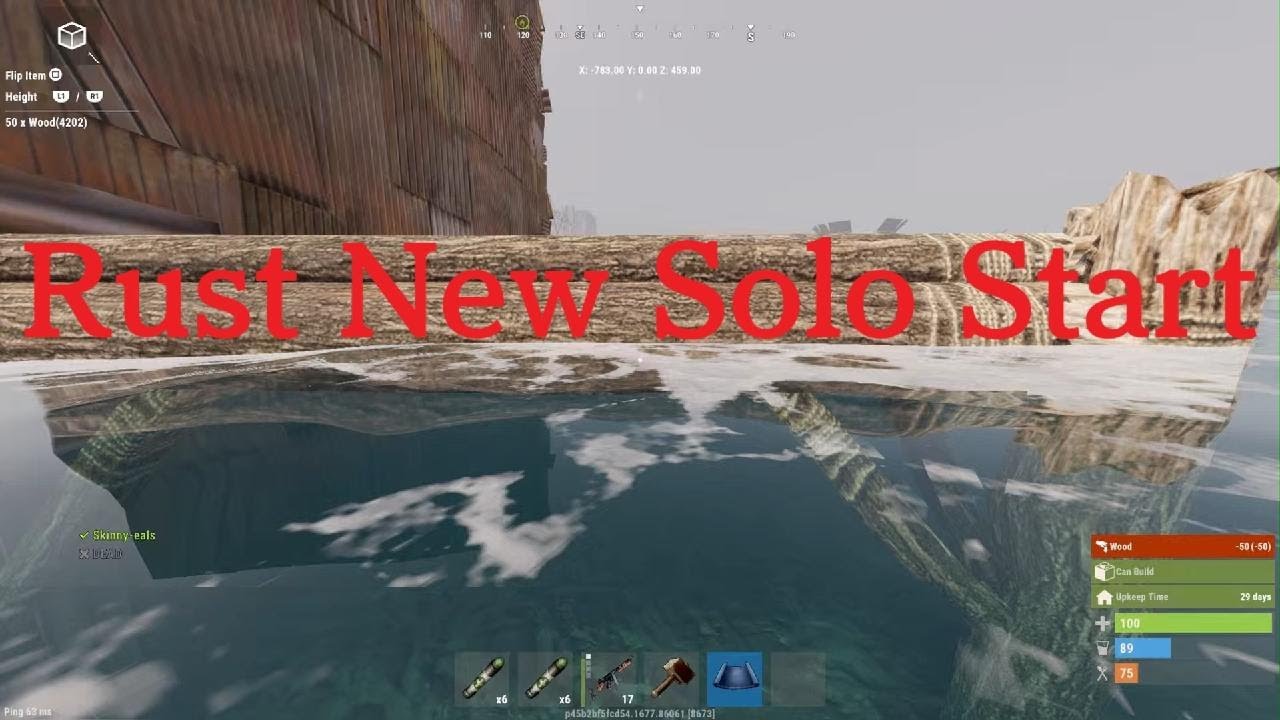 RUST Solo wipe day 1