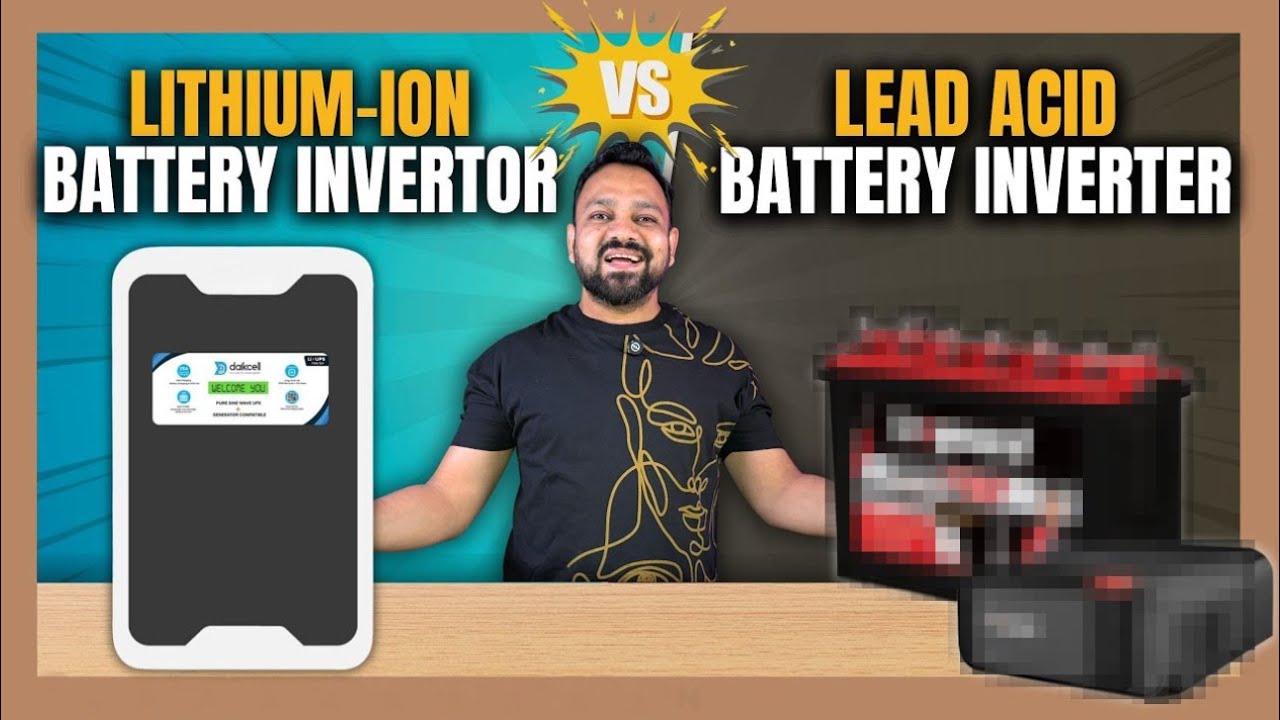 Lead-Acid vs Lithium: Which Backs Up Better? | Why Lithium Wins – Daikcell ChargON 1280🔋
