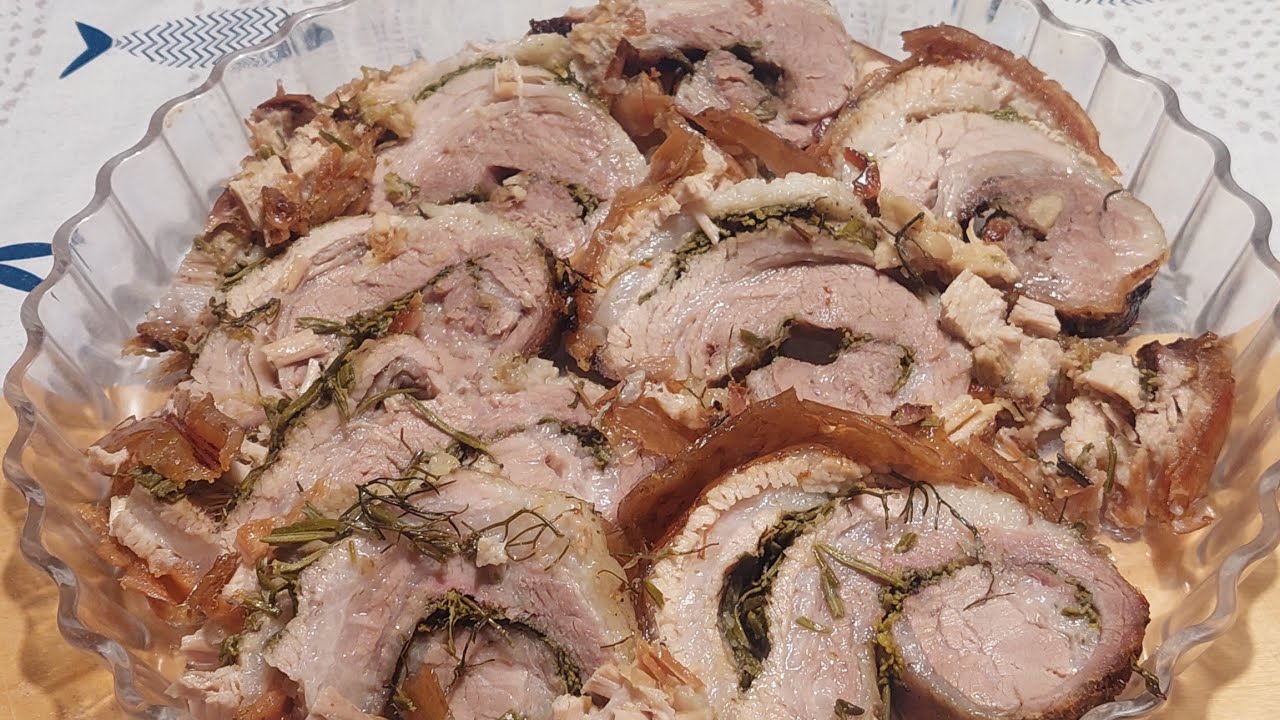 Porchettina col finocchio selvatico