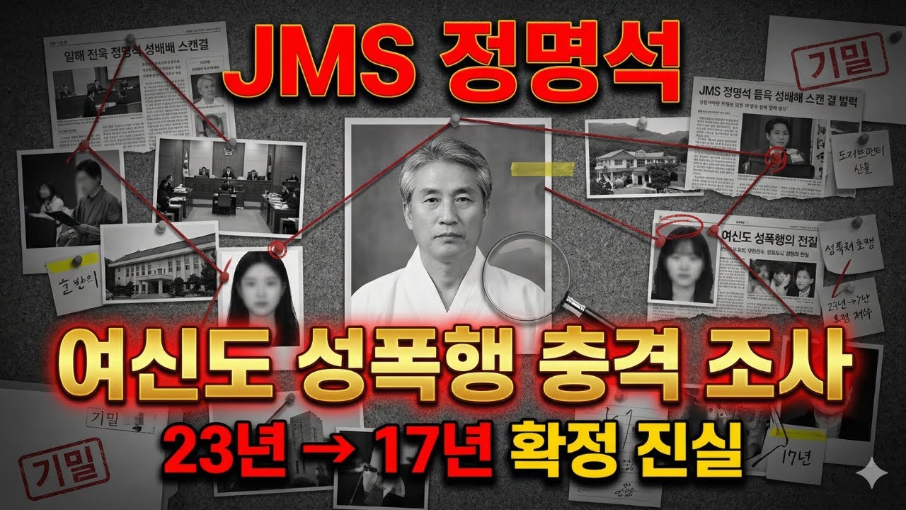 [충격 실화] JMS 정명석 교주, 여신도 성폭행으로 징역 23년! 사건의 충격적인 전말