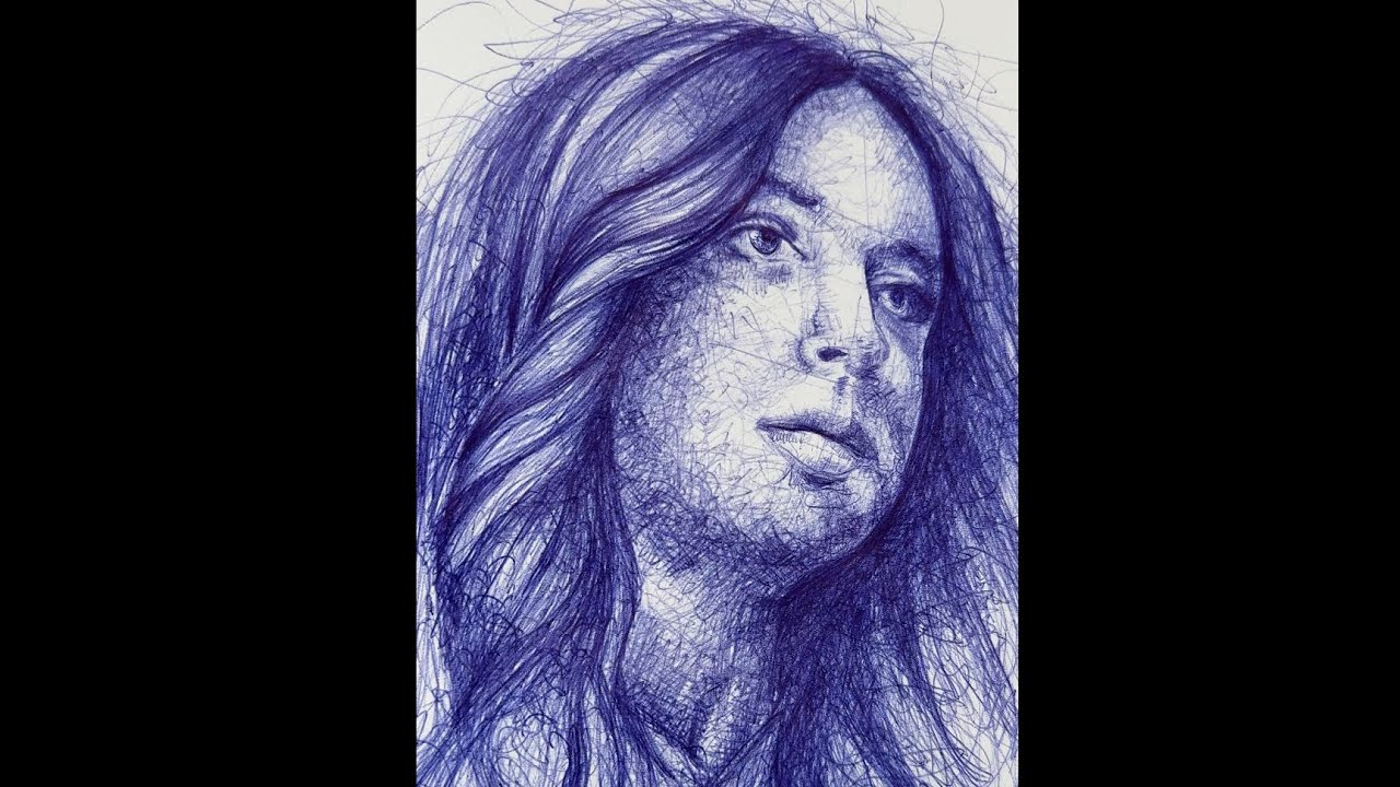 Drawing with pen (scribble Art)