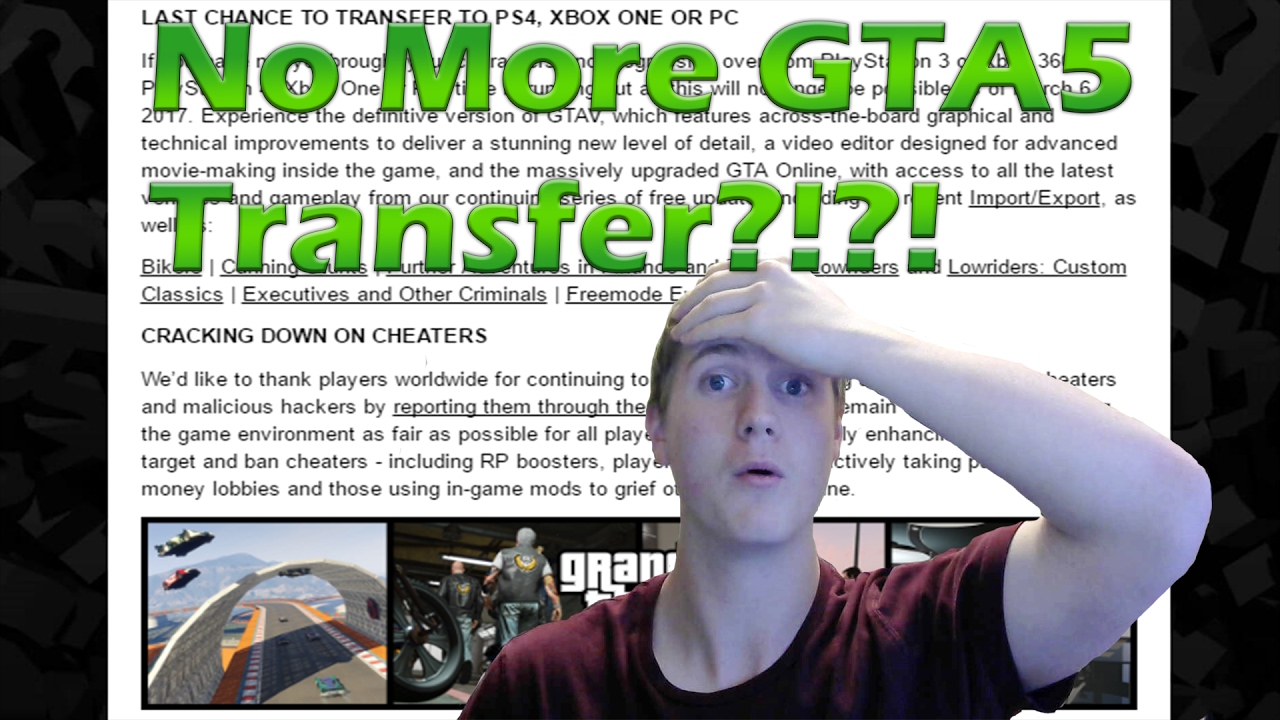 No More Transferring On GTA5 Soon! Transfer Immediately Before then? | GTA5 Modding Commentary