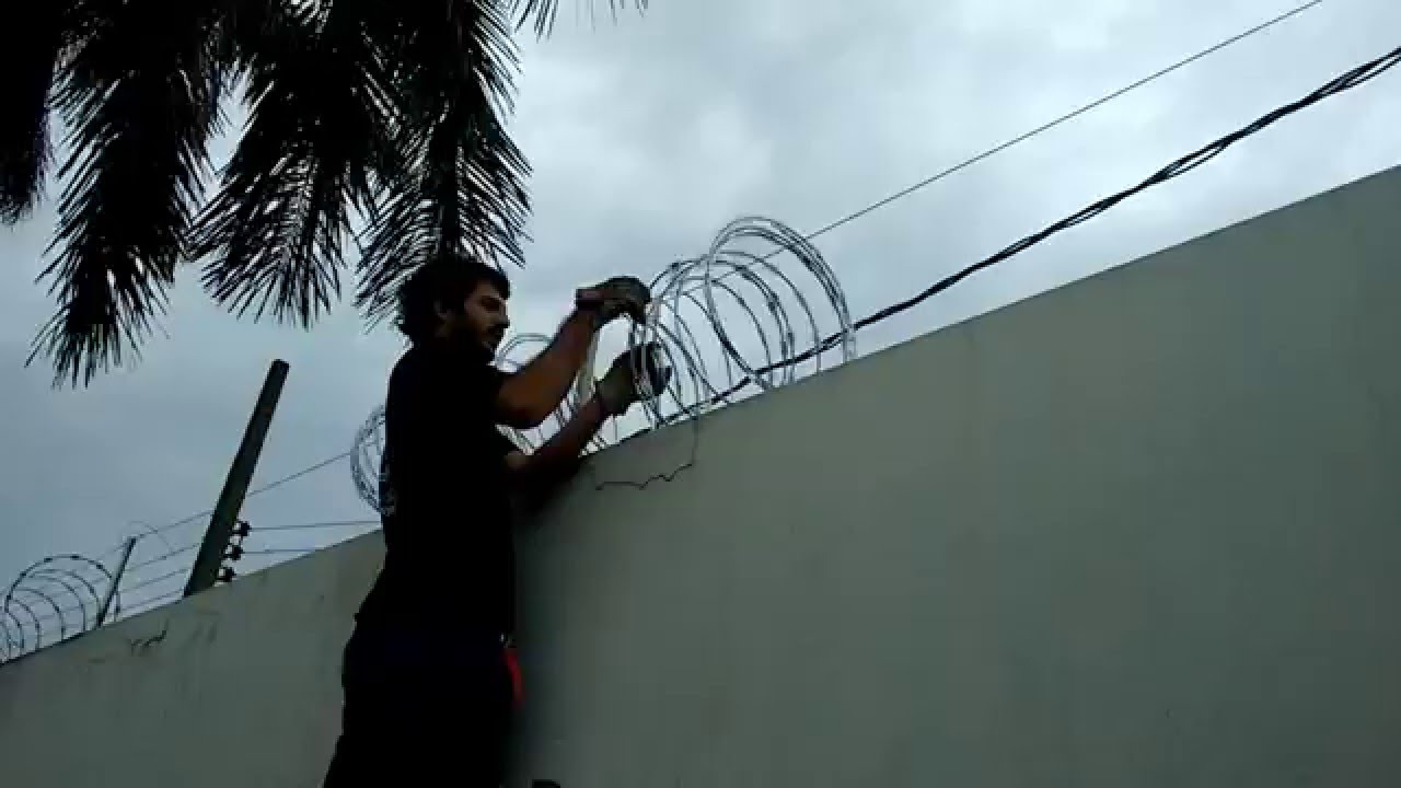 Dica de instalaçaõ de concertina 45 cm simples