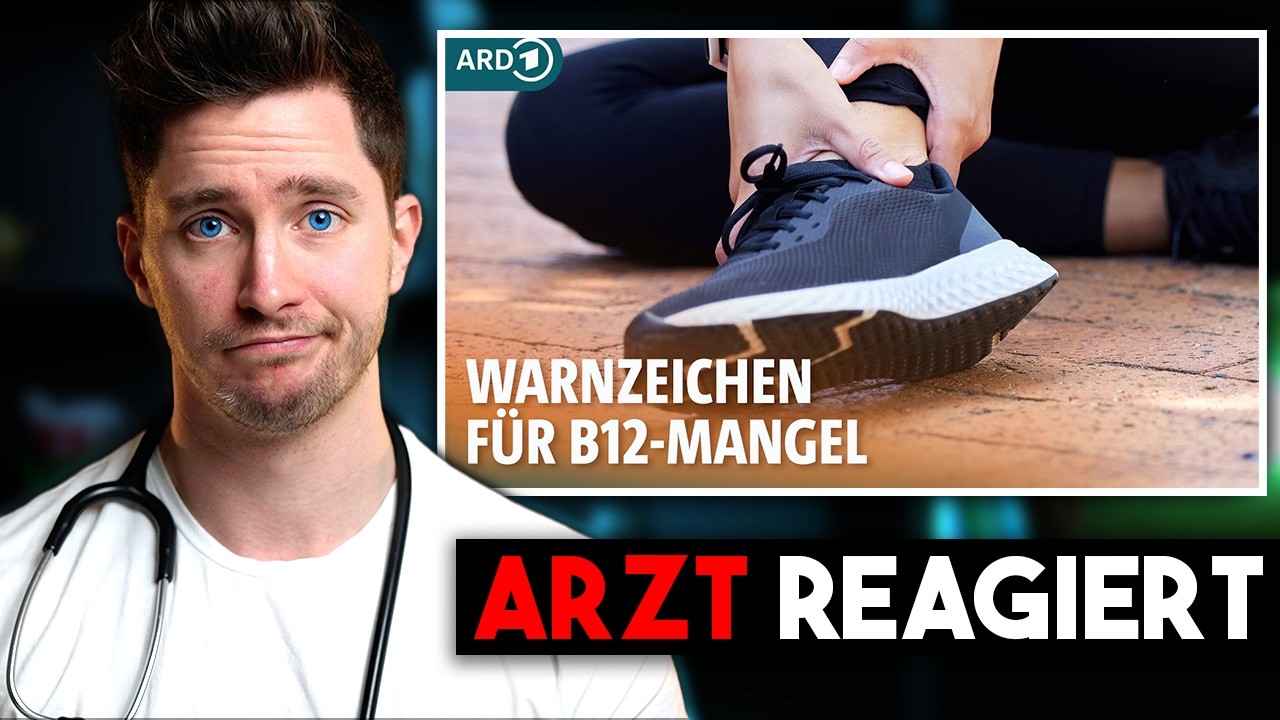 Daran erkennst du ob du einen Vitamin B12 Mangel hast! (Reaction) - Arzt reagiert | doc.felix