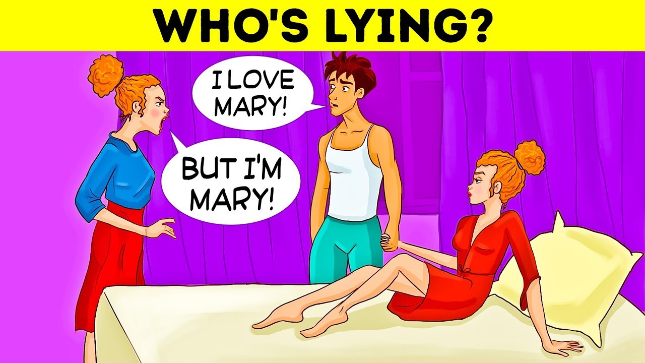 10 WHO'S LYING? INSANE RIDDLES THAT'LL BLOW YOUR MIND 🤯