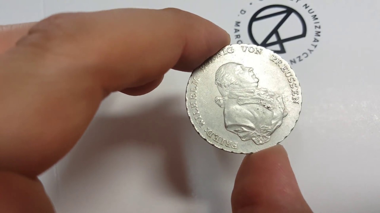Talar pruski 1797 z mennicy w Berlinie i w pięknym stanie zachowania