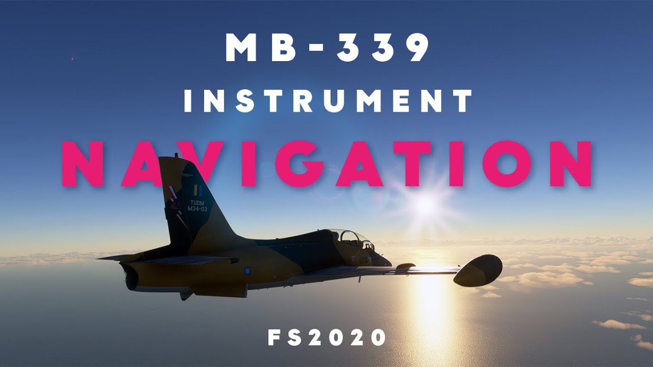 FS2020 MB 339 manual navigation using just instruments. Great for long flights. MSFS2020 flying!