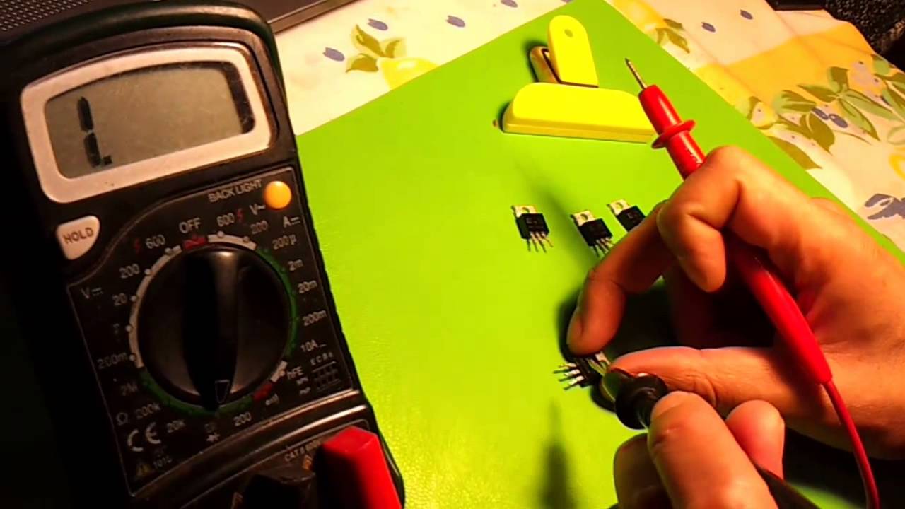 COMO MEDIR TRANSISTORES MOSFET  -  FACIL Y RAPIDO