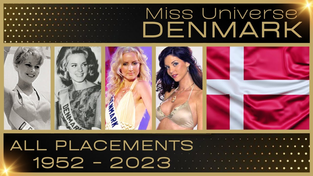 MISS UNIVERSE DENMARK | EVERY PLACEMENT 1952-2023