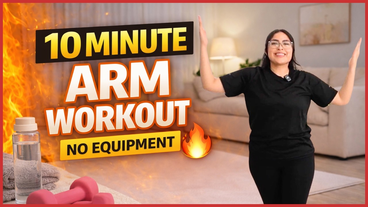10 Minute Arm Workout at Home | Beginner Friendly, No Equipment