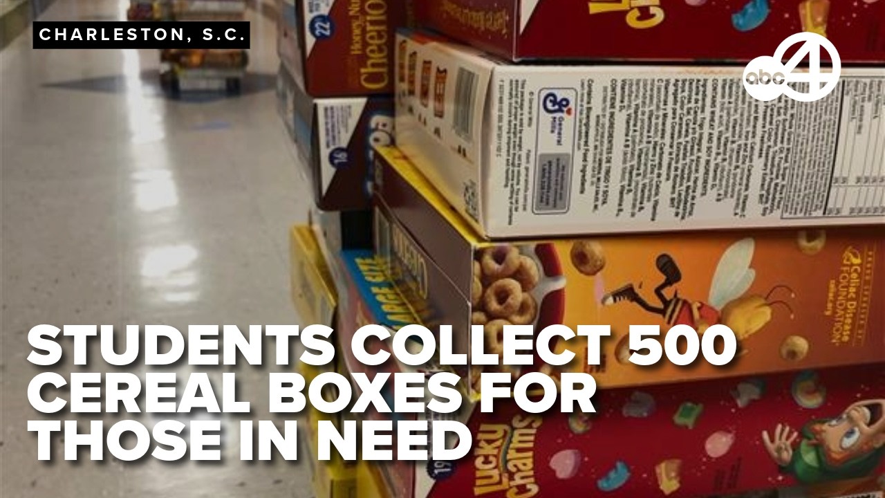 Charleston Day School collects over 500 cereal box donations for Lowcountry Food Bank