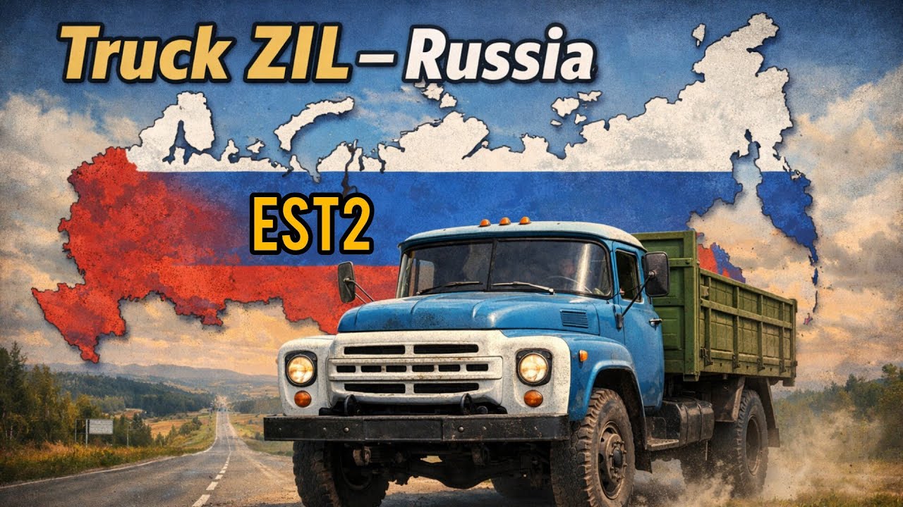 🚛 ZIL Truck in Russia 🌲❄️Realistic driving & long road adventures!🎮 ETS2