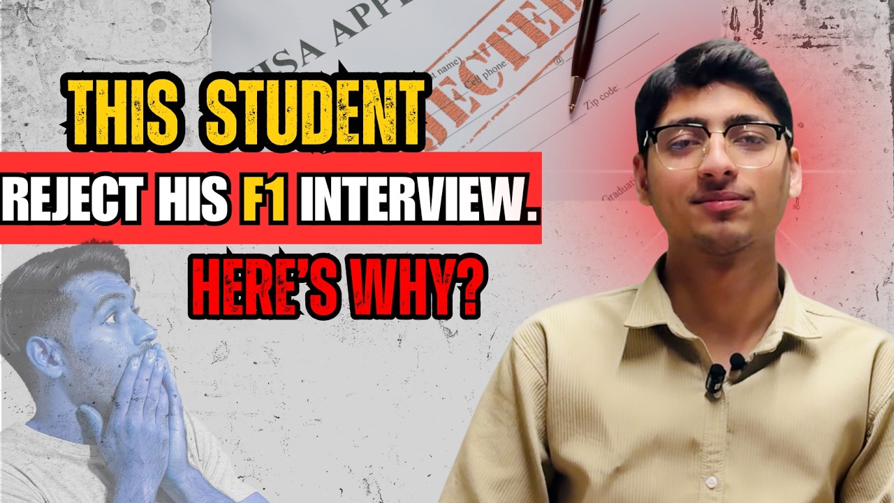 Student's F1 Visa Rejection Breakdown | Rejection Rescue Case #1. Rejection Rescue Case #1