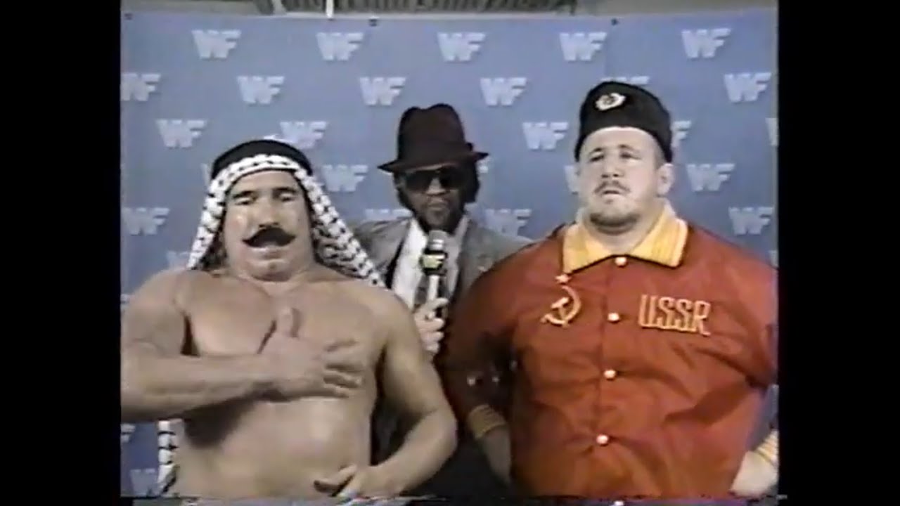 Рекламный ролик Iron Sheik, Nikolai Volkoff & Slick Calgary — вышел в эфир 18.10.1986.