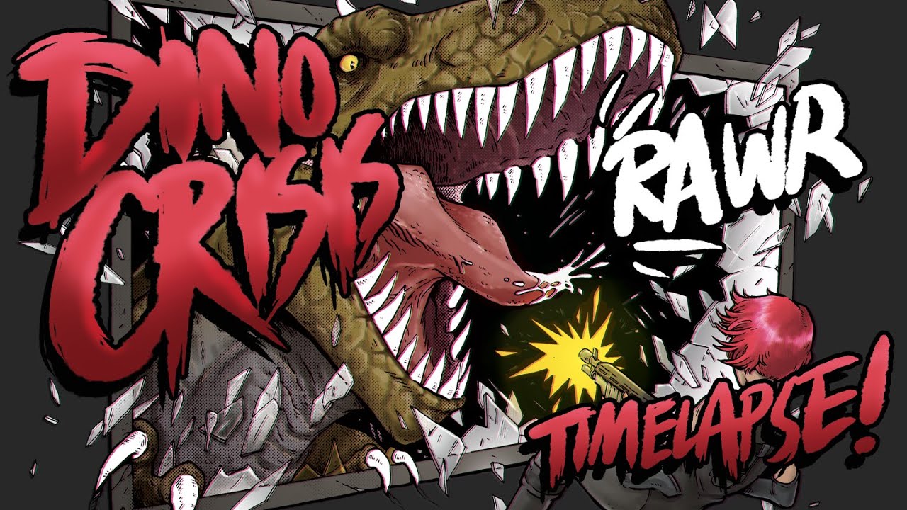 DINO CRISIS artwork for ATEBIT By Tom Boyle Illustration