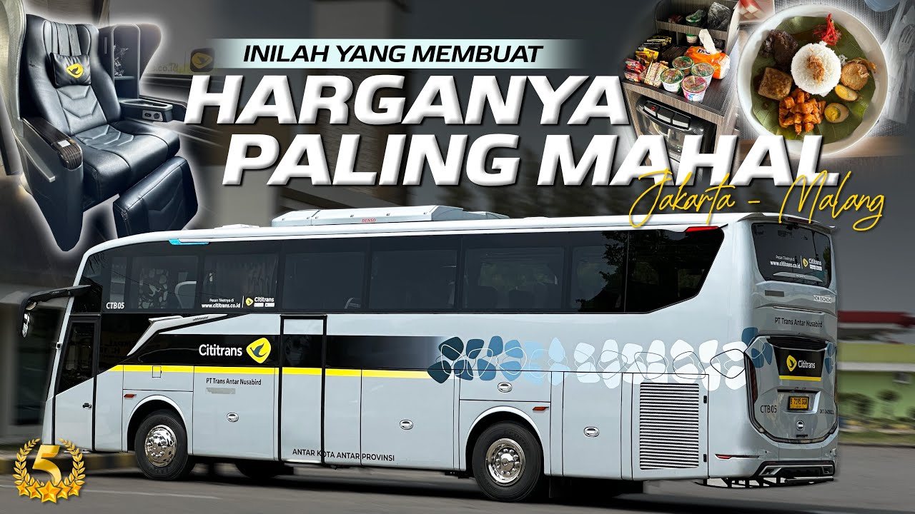 TIKET RP 700.000 : TERMAHAL DI RUTENYA, KOK PENUMPANGNYA RAME⁉️ Trip Jakarta - Malang with Cititrans