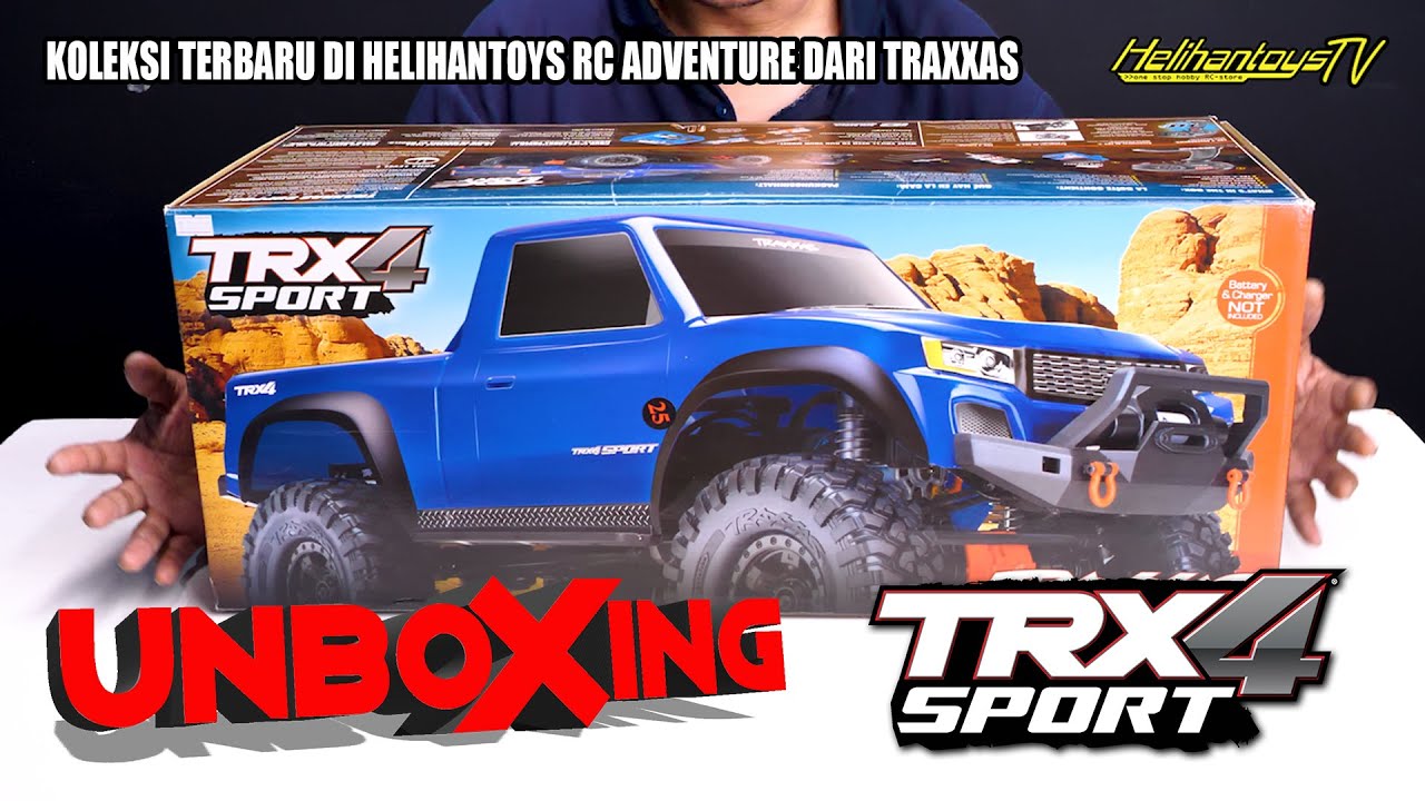 UNBOXING | KOLEKSI RC ADVENTURE TERBARU DI HELIHANTOYS | TRAXXAS TRX-4 SPORT