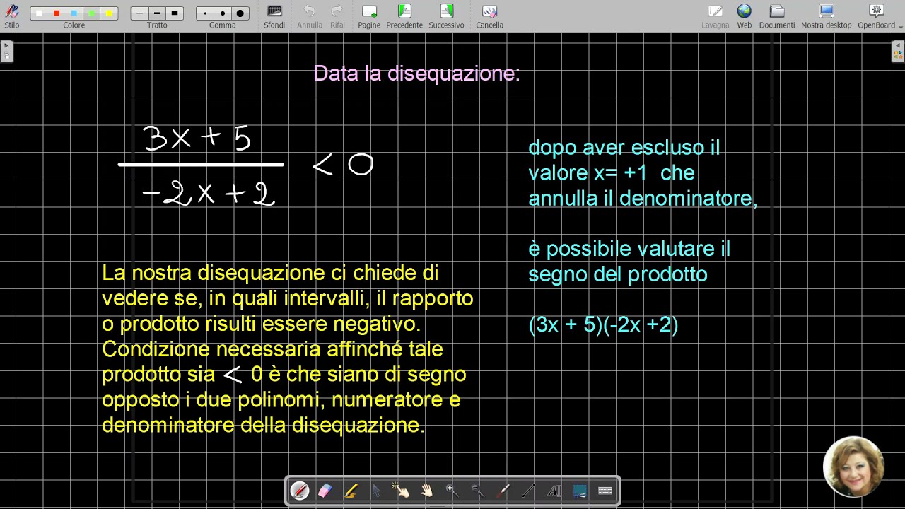 74 DISEQUAZIONI di 1° Grado - seconda parte (Disequazioni fratte)