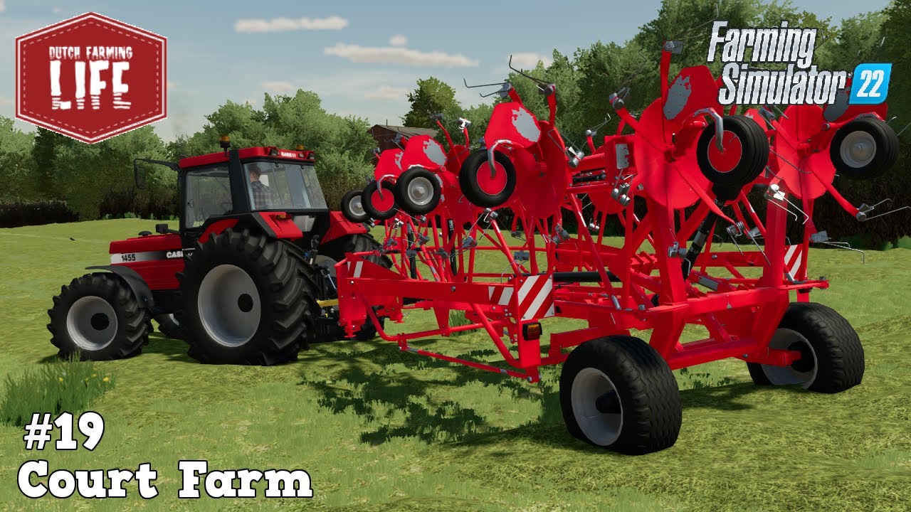 Gras Maaien, Schudden & Melk Verkopen | Court Farm #19 | FS22