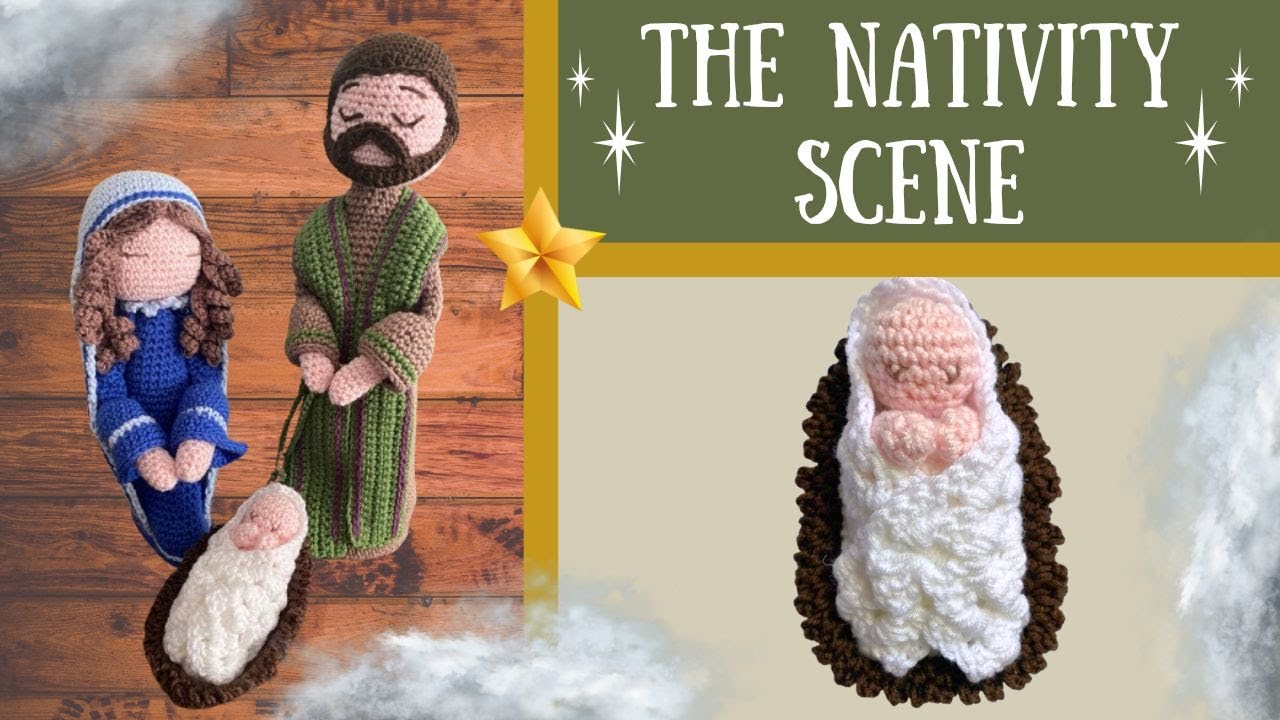 How to Crochet a NATIVITY SCENE - Baby Jesus