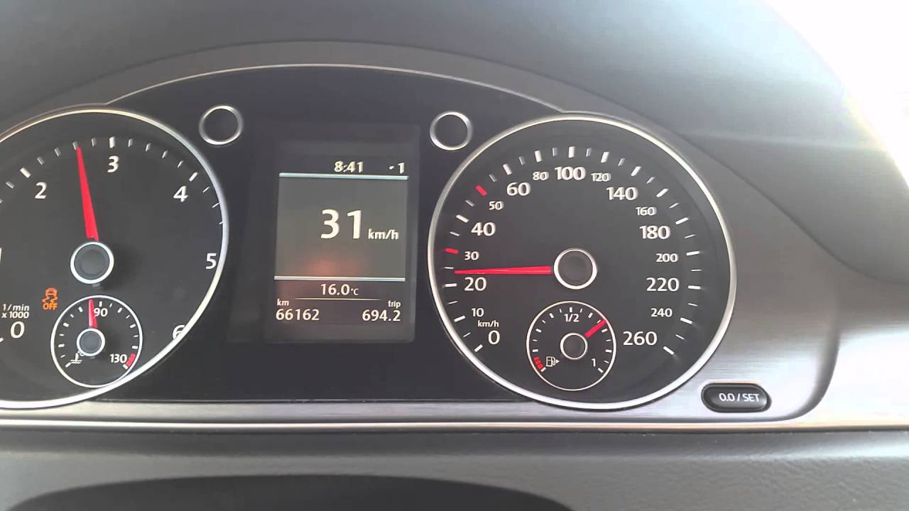 VW Passat B7 2.0TDI 103 kW acceleration