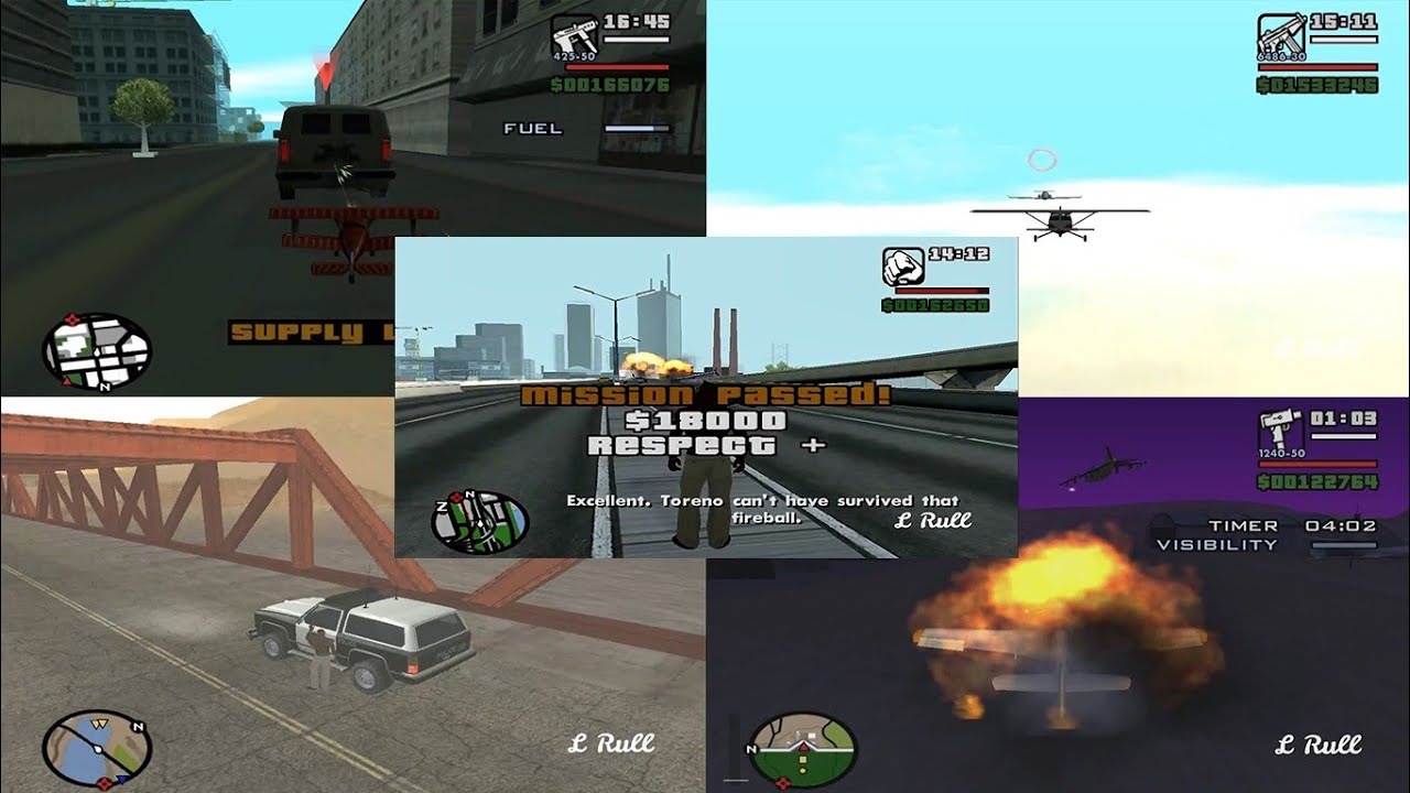 TOP 5 HARDEST MISSION in GTA San Andreas ( EASY WAY )