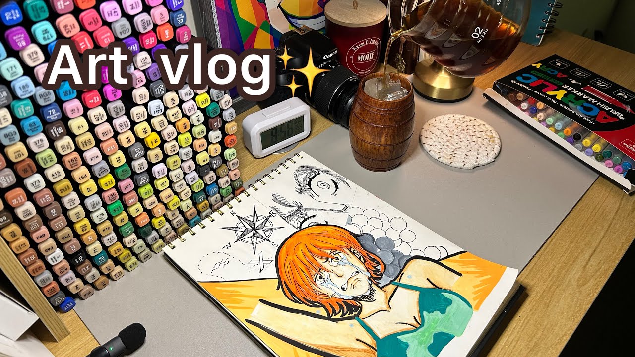 ✨VLOG رسمت اكثر شخصية بنت الناس تحبها في ون  🧡بيس 