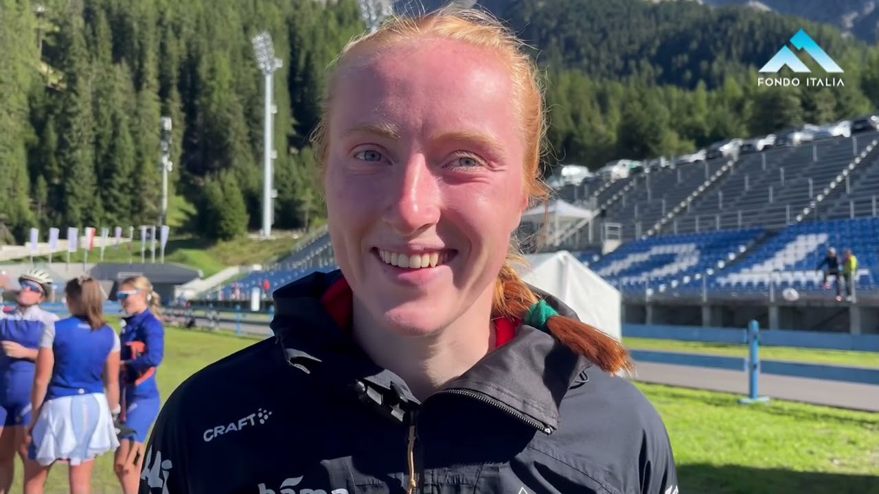 Biathlon - Interview with Kirkeeide at the Italian Summer Championships in Antholz (SUB ITA)