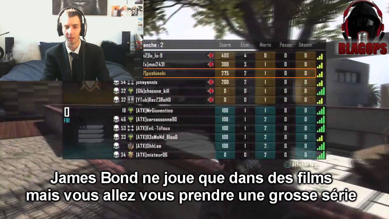 James Bond sur Black ops2 par Blagops