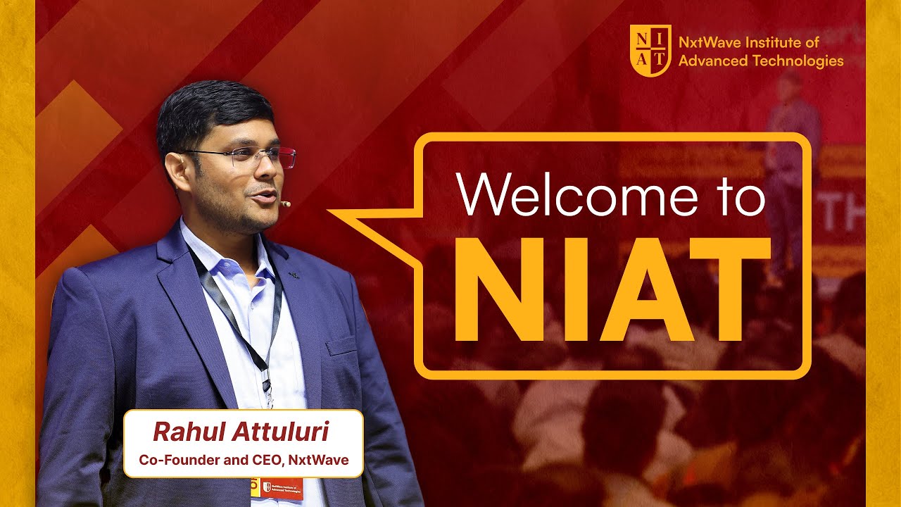 Rahul Attuluri's Inspiring NIAT Orientation Talk | Highlights & Takeaways for Future Tech Leaders