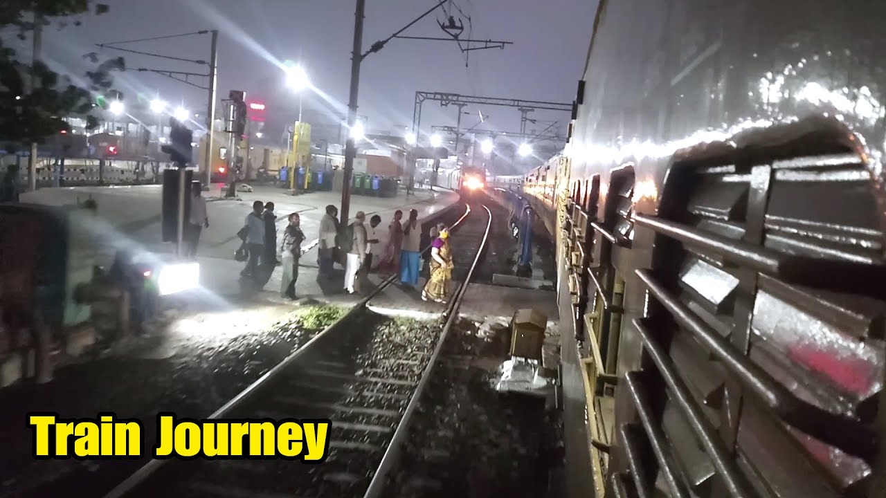 Announcement & Onboard Departure Renigunta to Kakinada port Express | AVK Trainzone