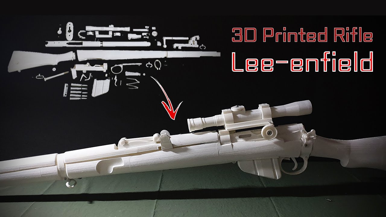 how to make 3d printed toy gun [Lee-enfield]