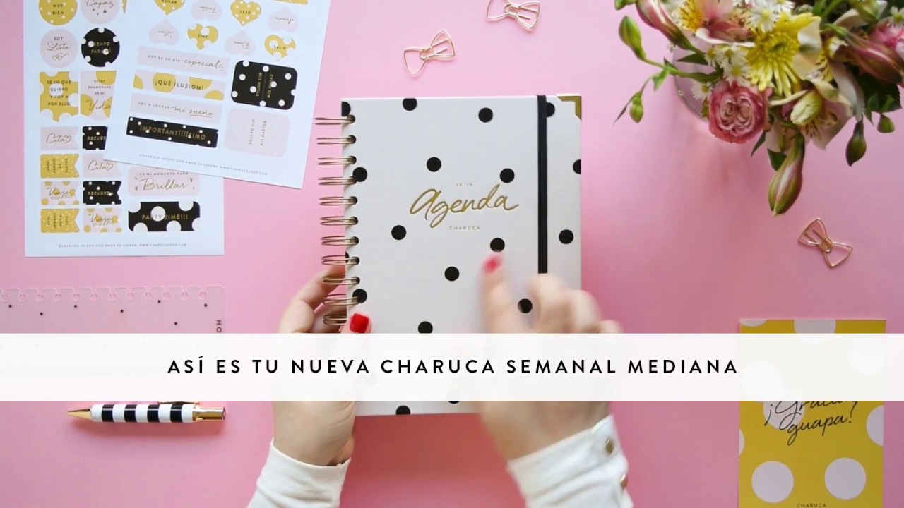 As&iacute; es tu Agenda Charuca semanal mediana por dentro.