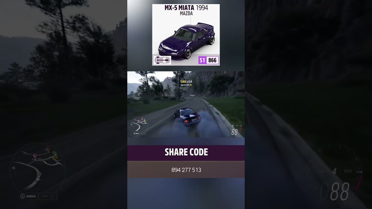 Best fh5 drift tune #fh5 #tune #miata