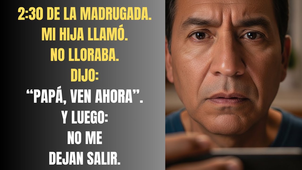 Mi HIJA llamó a las 2:30 de la madrugada:“Papá, ven a buscarme.”Pero su suegra dijo: “No se va.”