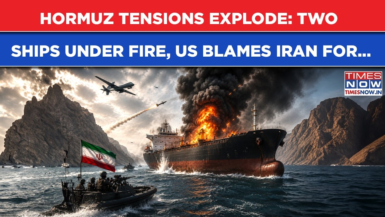 US VS IRAN: Hormuz Tensions Explode As Missiles Hit 2 Vessels Off Oman Coast, IRGC Behind Attack?