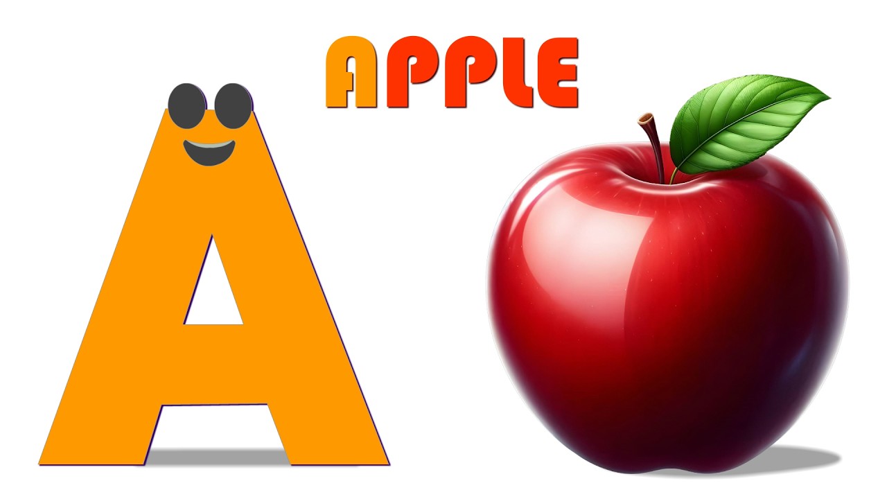 🅰️ ABC Alphabet Rhymes | Kids Learning Video | A is for Apple 🍎 | Kids Cartoon Rhymes