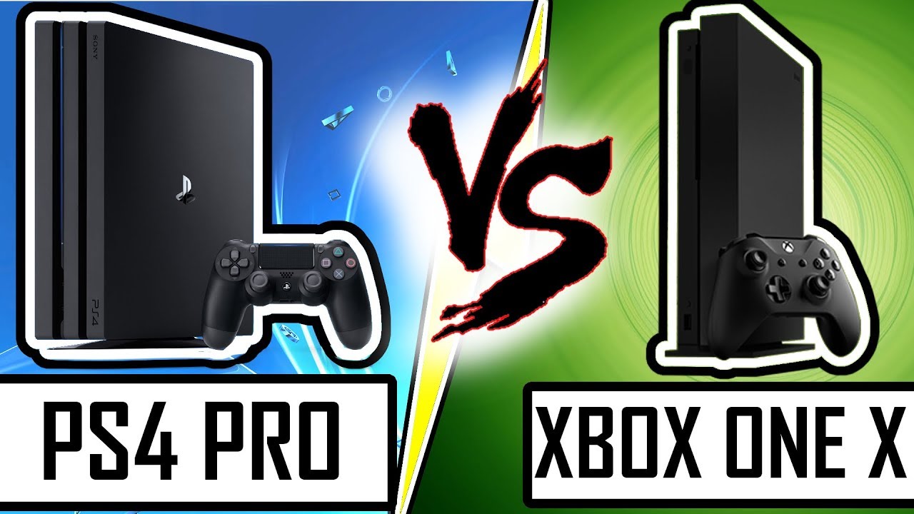 DUEL DE CONSOLES : PS4 PRO VS XBOX ONE X