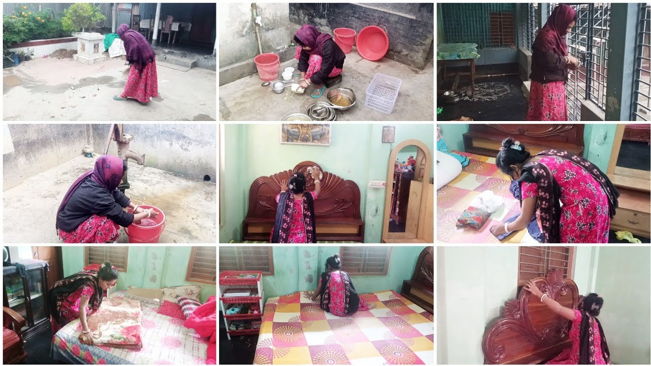 প্রতিদিনের ছোট ছোট কিছু অভ্যাস ঘরবাড়ি থাকে পরিষ্কার পরিচ্ছন্ন!! my house cleaning vlog 