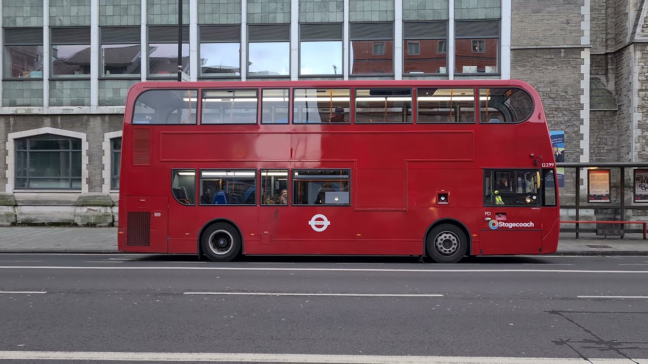 London Buses around LAMBETH NORTH STATION (2022)